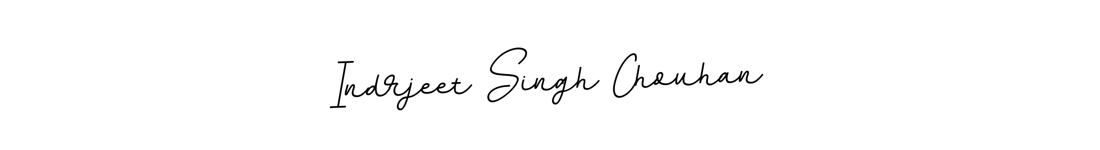 Make a beautiful signature design for name Indrjeet Singh Chouhan. With this signature (BallpointsItalic-DORy9) style, you can create a handwritten signature for free. Indrjeet Singh Chouhan signature style 11 images and pictures png