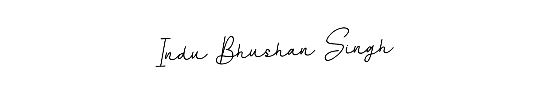 Make a beautiful signature design for name Indu Bhushan Singh. With this signature (BallpointsItalic-DORy9) style, you can create a handwritten signature for free. Indu Bhushan Singh signature style 11 images and pictures png