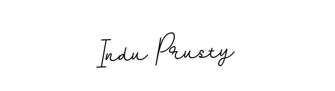 You should practise on your own different ways (BallpointsItalic-DORy9) to write your name (Indu Prusty) in signature. don't let someone else do it for you. Indu Prusty signature style 11 images and pictures png