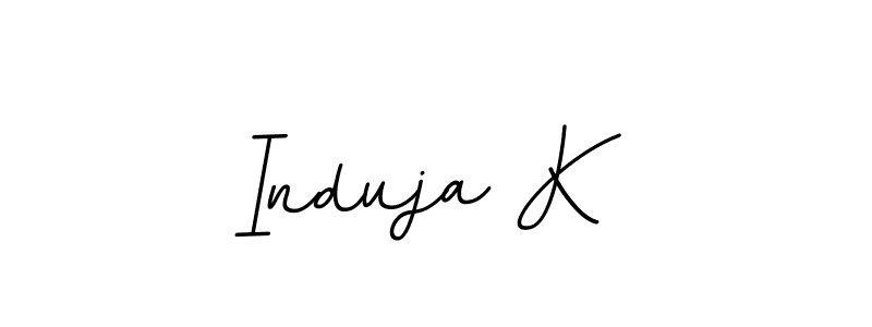 Once you've used our free online signature maker to create your best signature BallpointsItalic-DORy9 style, it's time to enjoy all of the benefits that Induja K name signing documents. Induja K signature style 11 images and pictures png