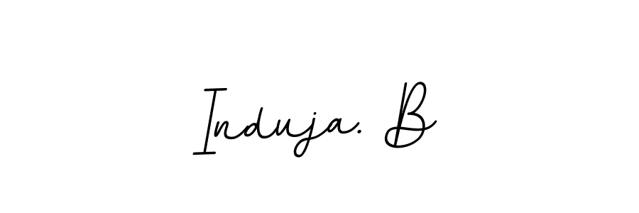 Also You can easily find your signature by using the search form. We will create Induja. B name handwritten signature images for you free of cost using BallpointsItalic-DORy9 sign style. Induja. B signature style 11 images and pictures png