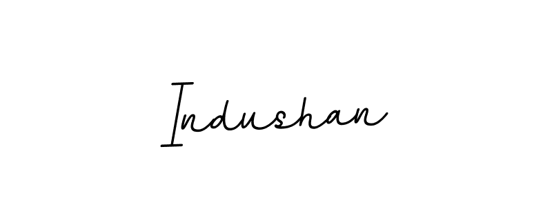 How to make Indushan name signature. Use BallpointsItalic-DORy9 style for creating short signs online. This is the latest handwritten sign. Indushan signature style 11 images and pictures png