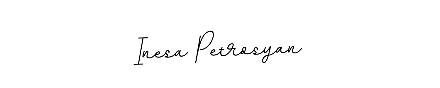 The best way (BallpointsItalic-DORy9) to make a short signature is to pick only two or three words in your name. The name Inesa Petrosyan include a total of six letters. For converting this name. Inesa Petrosyan signature style 11 images and pictures png