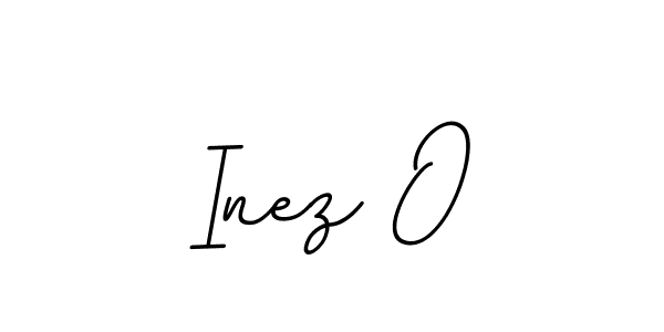 Make a beautiful signature design for name Inez O. With this signature (BallpointsItalic-DORy9) style, you can create a handwritten signature for free. Inez O signature style 11 images and pictures png