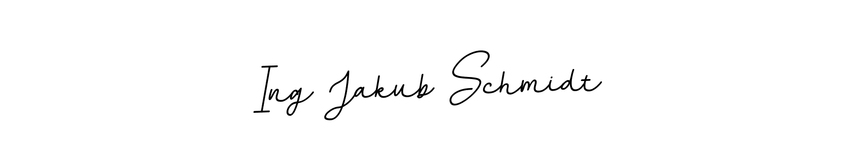 Design your own signature with our free online signature maker. With this signature software, you can create a handwritten (BallpointsItalic-DORy9) signature for name Ing Jakub Schmidt. Ing Jakub Schmidt signature style 11 images and pictures png