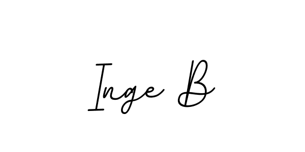 How to make Inge B signature? BallpointsItalic-DORy9 is a professional autograph style. Create handwritten signature for Inge B name. Inge B signature style 11 images and pictures png