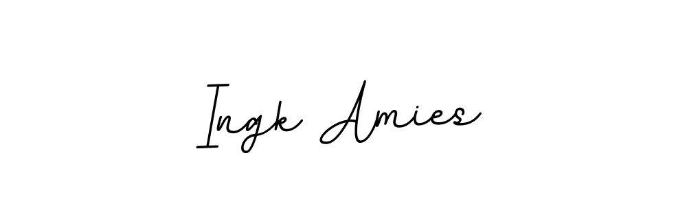 if you are searching for the best signature style for your name Ingk Amies. so please give up your signature search. here we have designed multiple signature styles  using BallpointsItalic-DORy9. Ingk Amies signature style 11 images and pictures png