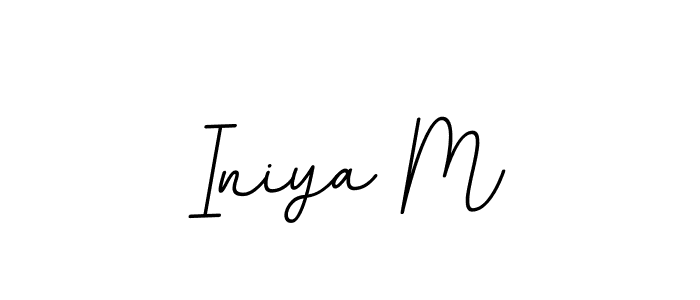 How to Draw Iniya M signature style? BallpointsItalic-DORy9 is a latest design signature styles for name Iniya M. Iniya M signature style 11 images and pictures png