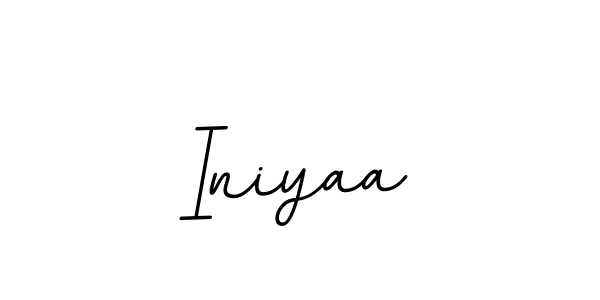 Design your own signature with our free online signature maker. With this signature software, you can create a handwritten (BallpointsItalic-DORy9) signature for name Iniyaa. Iniyaa signature style 11 images and pictures png