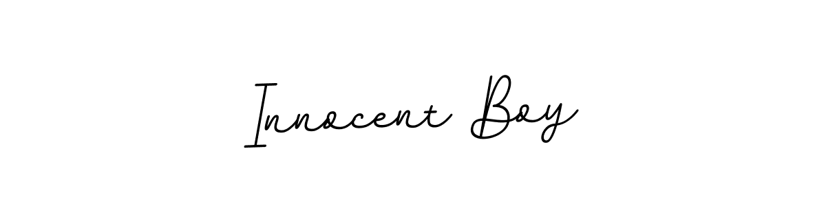 Make a beautiful signature design for name Innocent Boy. With this signature (BallpointsItalic-DORy9) style, you can create a handwritten signature for free. Innocent Boy signature style 11 images and pictures png