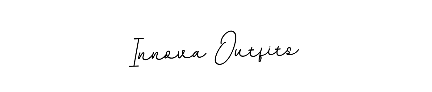 Also You can easily find your signature by using the search form. We will create Innova Outfits name handwritten signature images for you free of cost using BallpointsItalic-DORy9 sign style. Innova Outfits signature style 11 images and pictures png