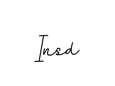 Create a beautiful signature design for name Insd. With this signature (BallpointsItalic-DORy9) fonts, you can make a handwritten signature for free. Insd signature style 11 images and pictures png