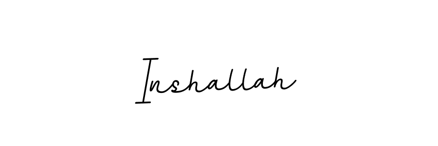 This is the best signature style for the Inshallah name. Also you like these signature font (BallpointsItalic-DORy9). Mix name signature. Inshallah signature style 11 images and pictures png