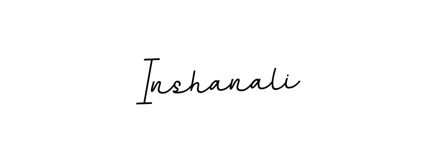 Create a beautiful signature design for name Inshanali. With this signature (BallpointsItalic-DORy9) fonts, you can make a handwritten signature for free. Inshanali signature style 11 images and pictures png