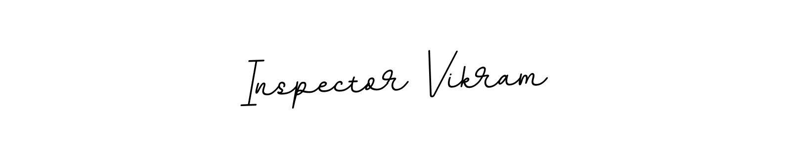 Design your own signature with our free online signature maker. With this signature software, you can create a handwritten (BallpointsItalic-DORy9) signature for name Inspector Vikram. Inspector Vikram signature style 11 images and pictures png