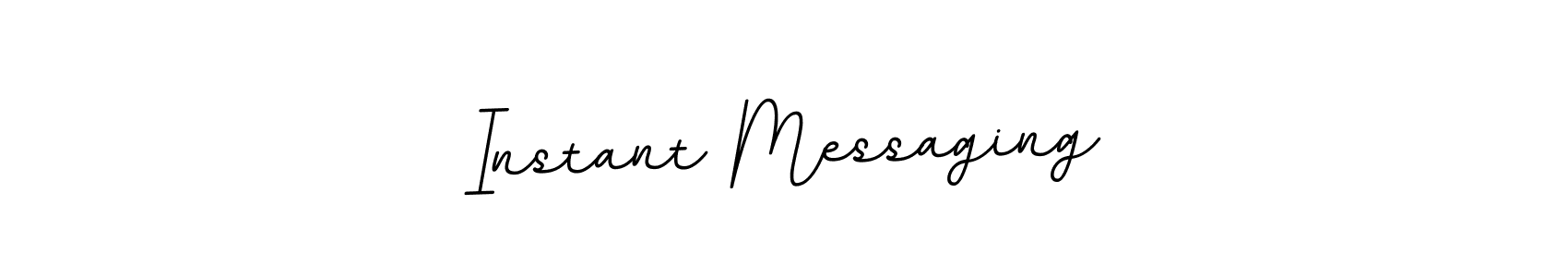 Use a signature maker to create a handwritten signature online. With this signature software, you can design (BallpointsItalic-DORy9) your own signature for name Instant Messaging. Instant Messaging signature style 11 images and pictures png
