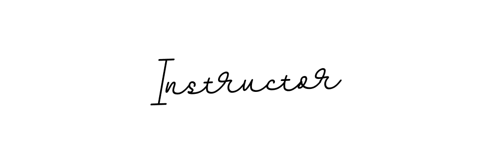 Also we have Instructor name is the best signature style. Create professional handwritten signature collection using BallpointsItalic-DORy9 autograph style. Instructor signature style 11 images and pictures png