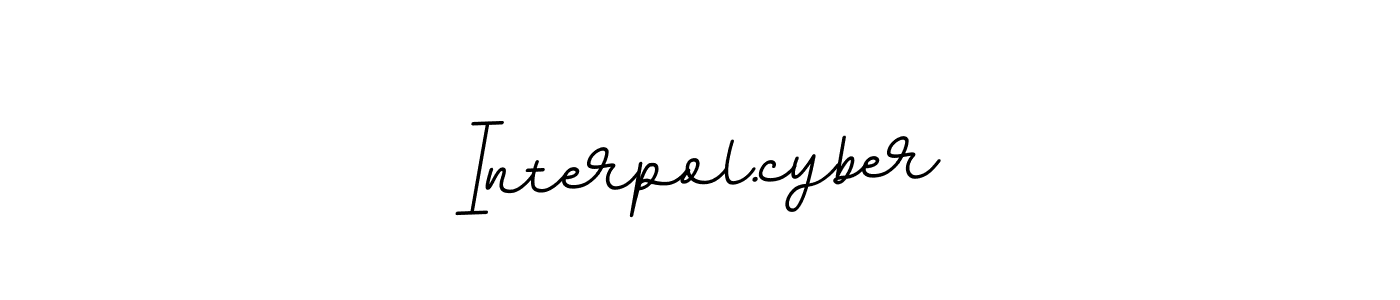 How to make Interpol.cyber signature? BallpointsItalic-DORy9 is a professional autograph style. Create handwritten signature for Interpol.cyber name. Interpol.cyber signature style 11 images and pictures png