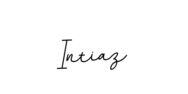 Create a beautiful signature design for name Intiaz. With this signature (BallpointsItalic-DORy9) fonts, you can make a handwritten signature for free. Intiaz signature style 11 images and pictures png