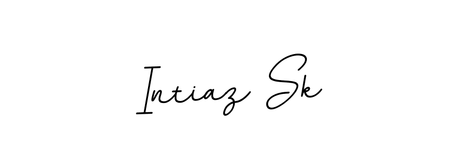 Intiaz Sk stylish signature style. Best Handwritten Sign (BallpointsItalic-DORy9) for my name. Handwritten Signature Collection Ideas for my name Intiaz Sk. Intiaz Sk signature style 11 images and pictures png