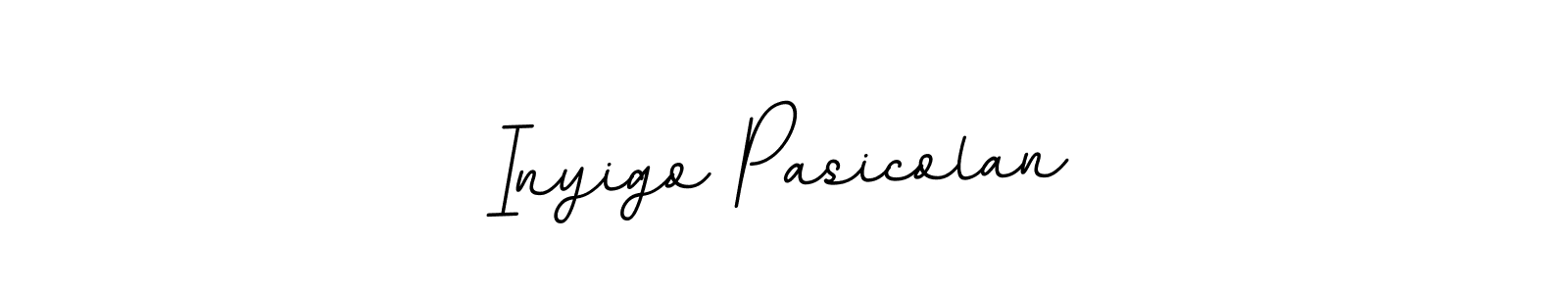 BallpointsItalic-DORy9 is a professional signature style that is perfect for those who want to add a touch of class to their signature. It is also a great choice for those who want to make their signature more unique. Get Inyigo Pasicolan name to fancy signature for free. Inyigo Pasicolan signature style 11 images and pictures png