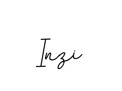 Inzi stylish signature style. Best Handwritten Sign (BallpointsItalic-DORy9) for my name. Handwritten Signature Collection Ideas for my name Inzi. Inzi signature style 11 images and pictures png