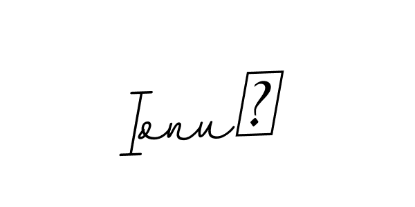 Also You can easily find your signature by using the search form. We will create Ionuț name handwritten signature images for you free of cost using BallpointsItalic-DORy9 sign style. Ionuț signature style 11 images and pictures png