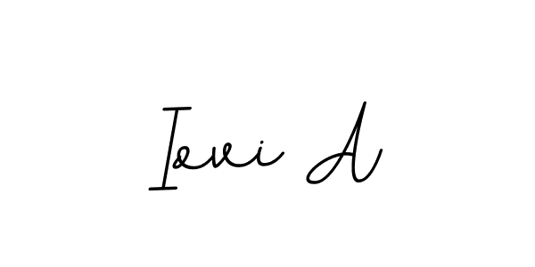 The best way (BallpointsItalic-DORy9) to make a short signature is to pick only two or three words in your name. The name Iovi A include a total of six letters. For converting this name. Iovi A signature style 11 images and pictures png