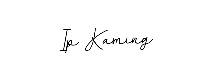 Also we have Ip Kaming name is the best signature style. Create professional handwritten signature collection using BallpointsItalic-DORy9 autograph style. Ip Kaming signature style 11 images and pictures png