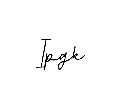 How to make Ipgk name signature. Use BallpointsItalic-DORy9 style for creating short signs online. This is the latest handwritten sign. Ipgk signature style 11 images and pictures png