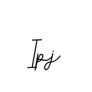 You should practise on your own different ways (BallpointsItalic-DORy9) to write your name (Ipj) in signature. don't let someone else do it for you. Ipj signature style 11 images and pictures png