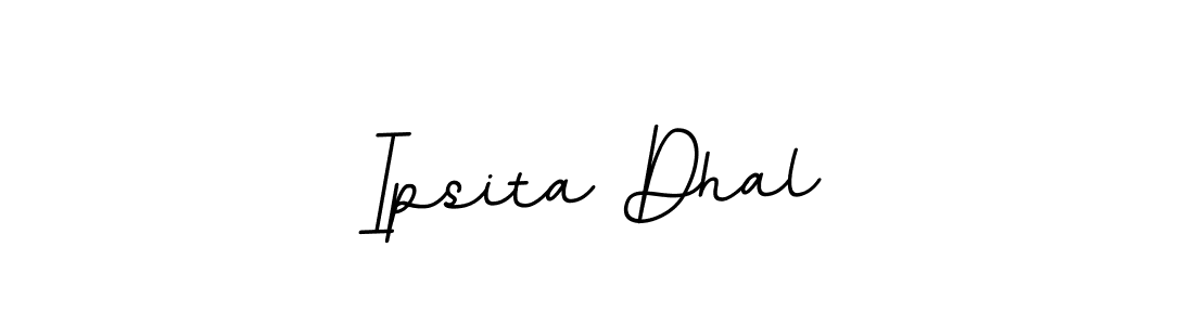 Design your own signature with our free online signature maker. With this signature software, you can create a handwritten (BallpointsItalic-DORy9) signature for name Ipsita Dhal. Ipsita Dhal signature style 11 images and pictures png