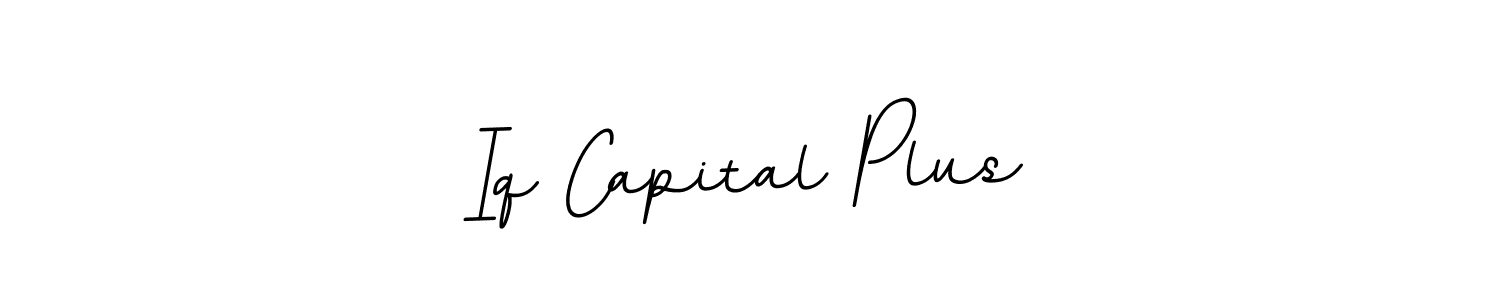 Iq Capital Plus stylish signature style. Best Handwritten Sign (BallpointsItalic-DORy9) for my name. Handwritten Signature Collection Ideas for my name Iq Capital Plus. Iq Capital Plus signature style 11 images and pictures png