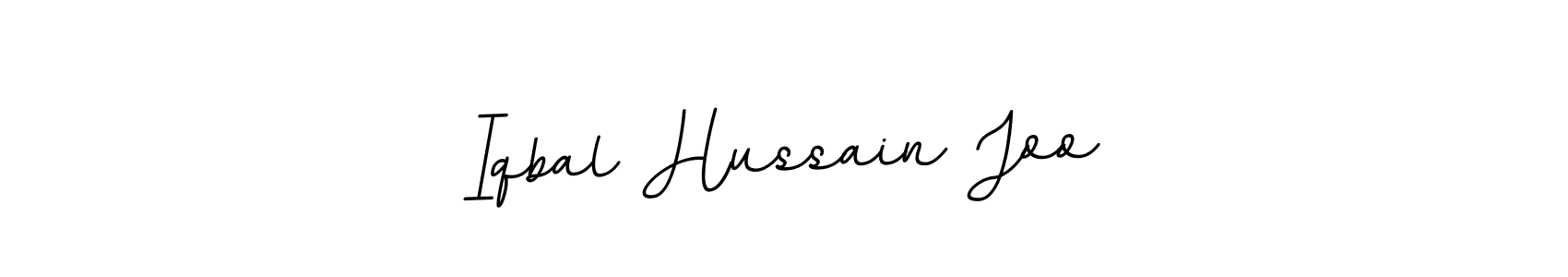 Design your own signature with our free online signature maker. With this signature software, you can create a handwritten (BallpointsItalic-DORy9) signature for name Iqbal Hussain Joo. Iqbal Hussain Joo signature style 11 images and pictures png