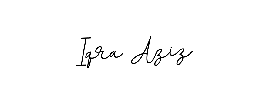 Use a signature maker to create a handwritten signature online. With this signature software, you can design (BallpointsItalic-DORy9) your own signature for name Iqra Aziz. Iqra Aziz signature style 11 images and pictures png