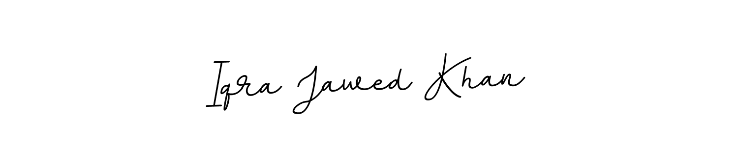 Iqra Jawed Khan stylish signature style. Best Handwritten Sign (BallpointsItalic-DORy9) for my name. Handwritten Signature Collection Ideas for my name Iqra Jawed Khan. Iqra Jawed Khan signature style 11 images and pictures png