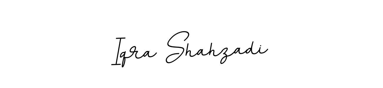 Use a signature maker to create a handwritten signature online. With this signature software, you can design (BallpointsItalic-DORy9) your own signature for name Iqra Shahzadi. Iqra Shahzadi signature style 11 images and pictures png