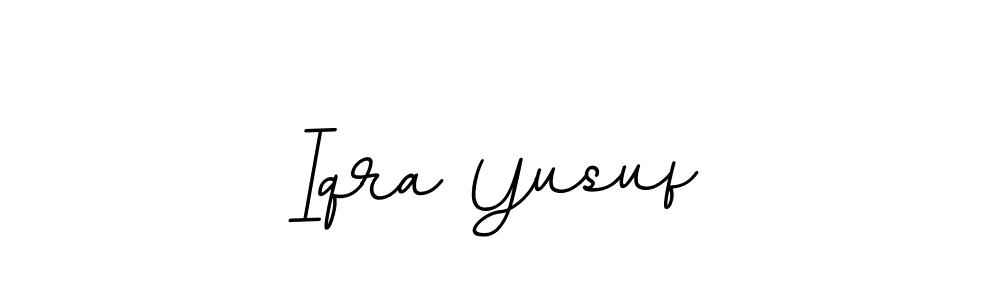 BallpointsItalic-DORy9 is a professional signature style that is perfect for those who want to add a touch of class to their signature. It is also a great choice for those who want to make their signature more unique. Get Iqra Yusuf name to fancy signature for free. Iqra Yusuf signature style 11 images and pictures png