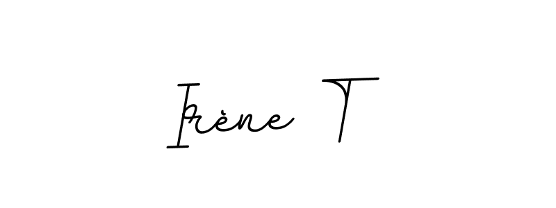 Use a signature maker to create a handwritten signature online. With this signature software, you can design (BallpointsItalic-DORy9) your own signature for name Irène T. Irène T signature style 11 images and pictures png