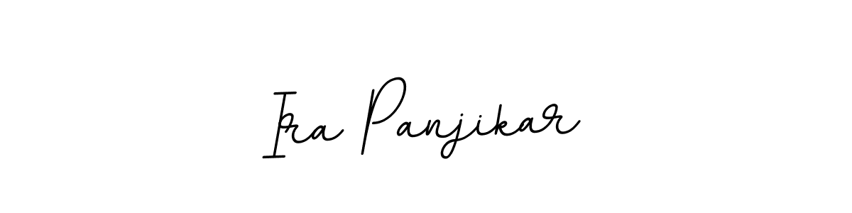 How to make Ira Panjikar name signature. Use BallpointsItalic-DORy9 style for creating short signs online. This is the latest handwritten sign. Ira Panjikar signature style 11 images and pictures png