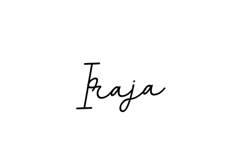 How to make Iraja name signature. Use BallpointsItalic-DORy9 style for creating short signs online. This is the latest handwritten sign. Iraja signature style 11 images and pictures png