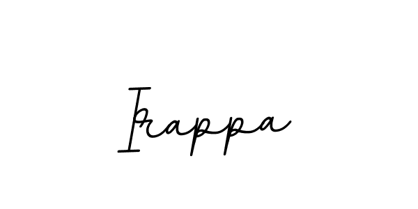 Use a signature maker to create a handwritten signature online. With this signature software, you can design (BallpointsItalic-DORy9) your own signature for name Irappa. Irappa signature style 11 images and pictures png