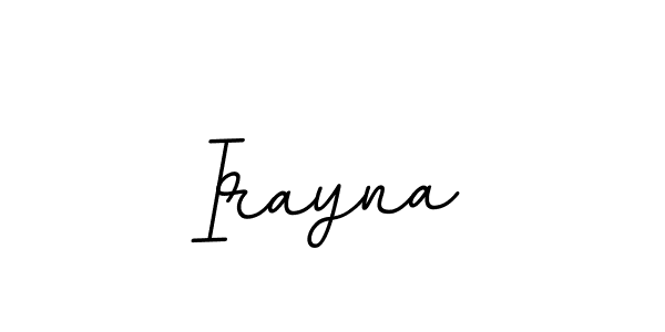 How to make Irayna name signature. Use BallpointsItalic-DORy9 style for creating short signs online. This is the latest handwritten sign. Irayna signature style 11 images and pictures png