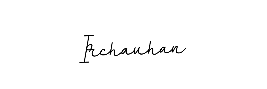 How to make Irchauhan name signature. Use BallpointsItalic-DORy9 style for creating short signs online. This is the latest handwritten sign. Irchauhan signature style 11 images and pictures png