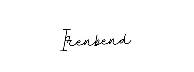 Irenbend stylish signature style. Best Handwritten Sign (BallpointsItalic-DORy9) for my name. Handwritten Signature Collection Ideas for my name Irenbend. Irenbend signature style 11 images and pictures png