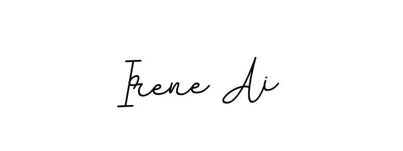 Design your own signature with our free online signature maker. With this signature software, you can create a handwritten (BallpointsItalic-DORy9) signature for name Irene Ai. Irene Ai signature style 11 images and pictures png