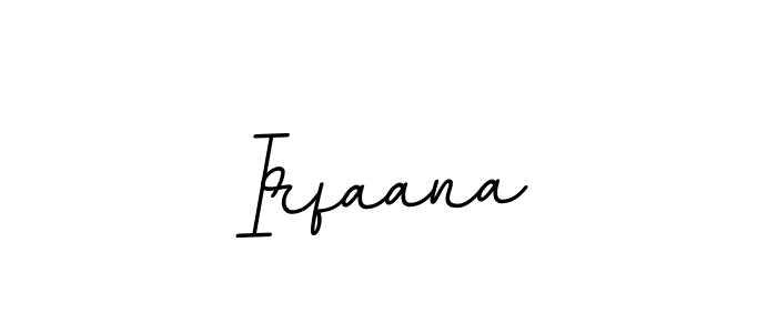 Also we have Irfaana name is the best signature style. Create professional handwritten signature collection using BallpointsItalic-DORy9 autograph style. Irfaana signature style 11 images and pictures png