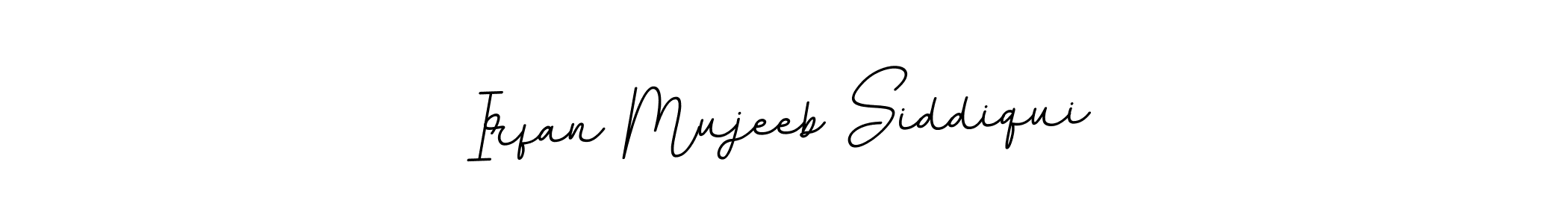 Use a signature maker to create a handwritten signature online. With this signature software, you can design (BallpointsItalic-DORy9) your own signature for name Irfan Mujeeb Siddiqui. Irfan Mujeeb Siddiqui signature style 11 images and pictures png