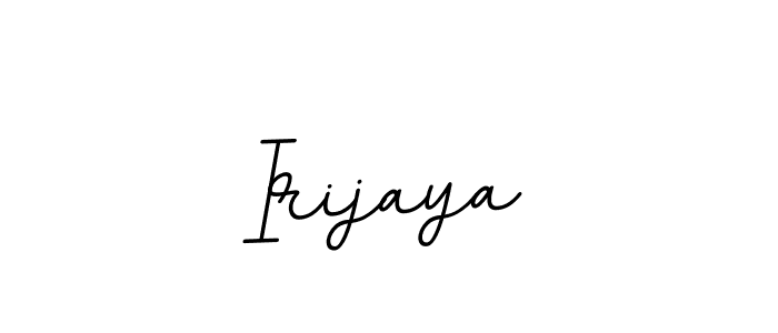 How to make Irijaya name signature. Use BallpointsItalic-DORy9 style for creating short signs online. This is the latest handwritten sign. Irijaya signature style 11 images and pictures png