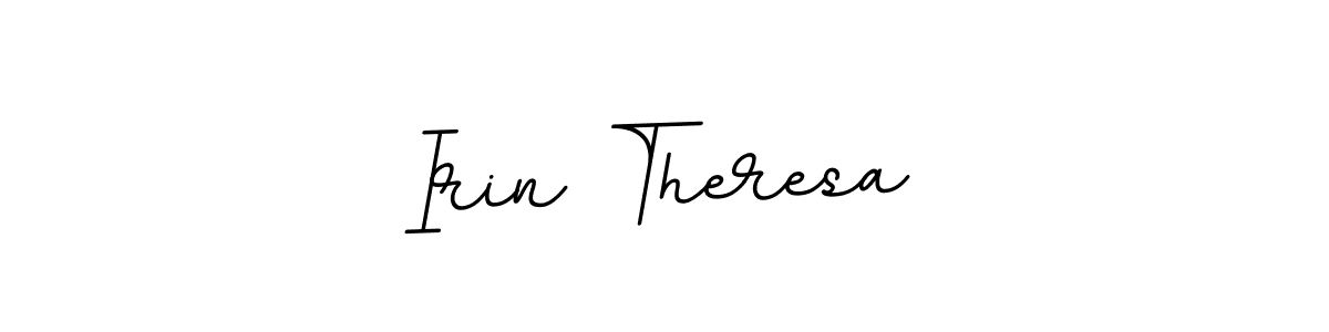 Create a beautiful signature design for name Irin Theresa. With this signature (BallpointsItalic-DORy9) fonts, you can make a handwritten signature for free. Irin Theresa signature style 11 images and pictures png